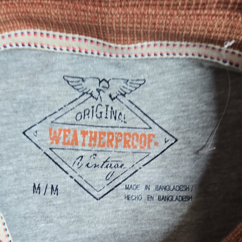 Weatherproof Vintage Polo Shirt, Tandoori Spice Orange, Mens Size Medium, NEW - Picture 7 of 8